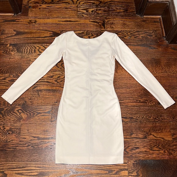 Amanda Uprichard Dresses & Skirts - Amanda Uprichard long Sleeve off-white women’s dress women’s Petite